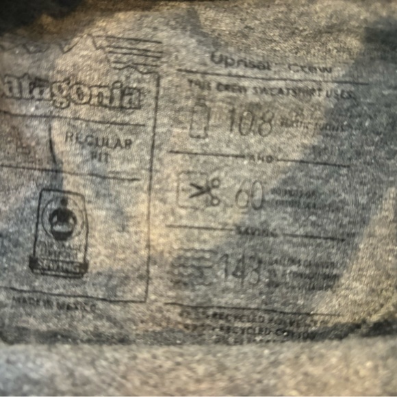 Patagonia Crewneck sweater, Men’s size large - Picture 3 of 3